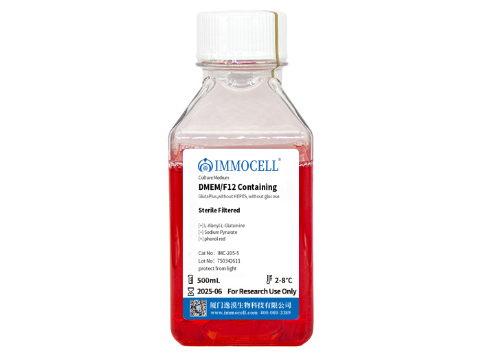 DMEM/F-12,不含葡萄糖,含GlutaPlus,不含HEPES